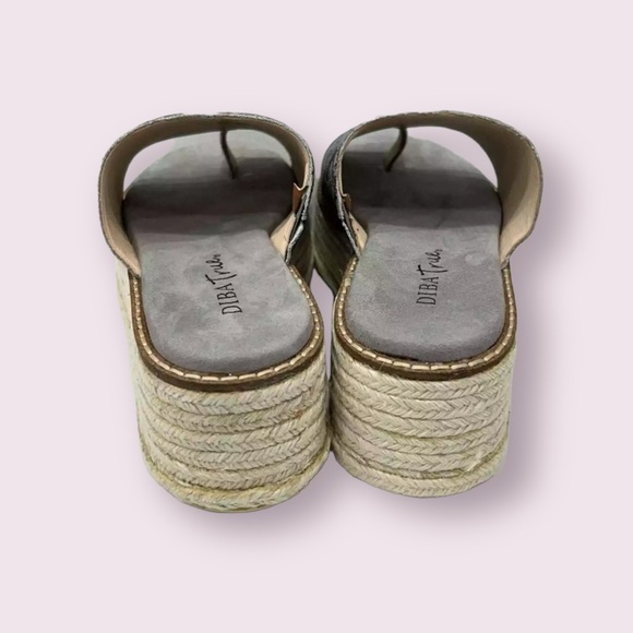 DIBA True Demi Chase Snake Print Gray Sandals sz8 NEW IN BOX - Picture 2 of 4